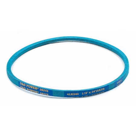 D&D 4LK340 34" Outside Length, 1/2" Top Width, 1 Ribs 4LK340